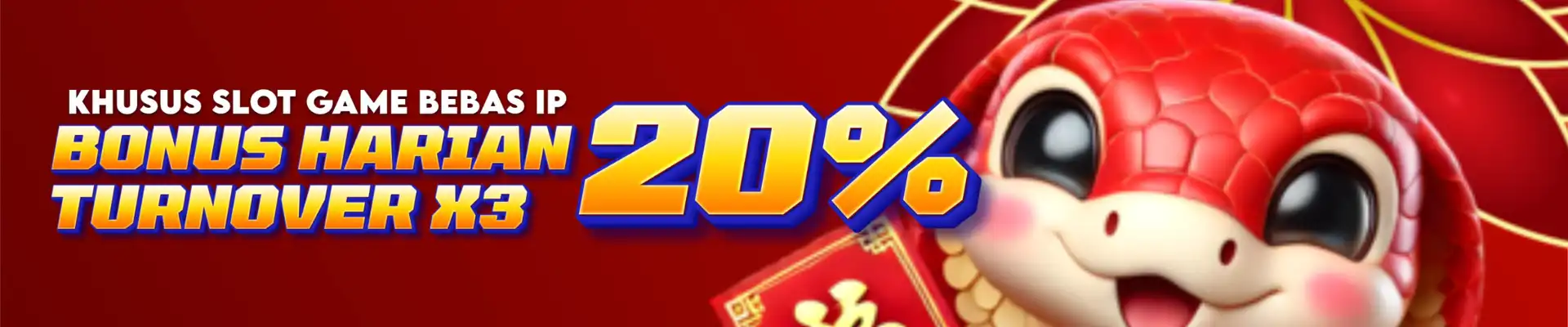 BONUS DEPOSIT HARIAN 20% KHUSUS SLOT